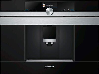 Siemens CT636LES6 Einbau Kaffeemaschine, 19 bar, Edelstahl, hoemconnect 
