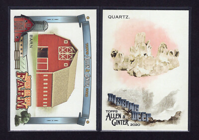 2020 Topps Allen & Ginter Inserts Digging Deep and Down On The Farm You Pick