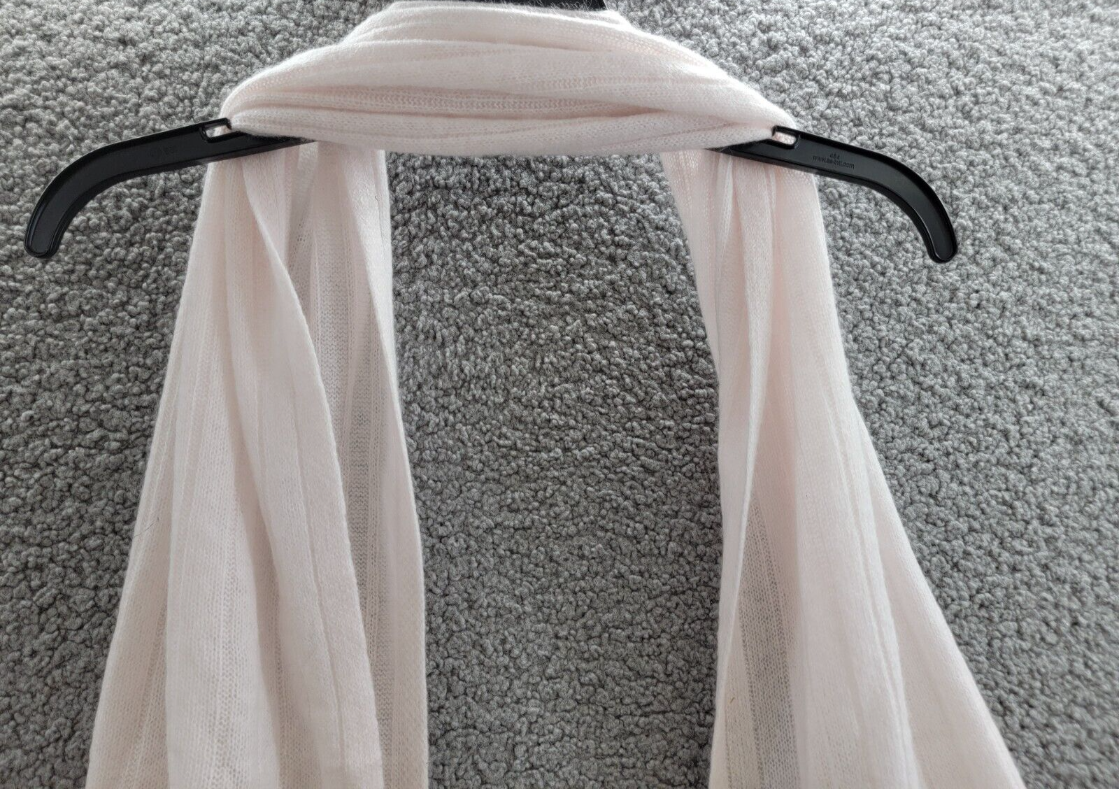 Charter Club Cashmere Ribbed 100% Cashmere Scarf Women's One Size Delicacy - Picture 3 of 14