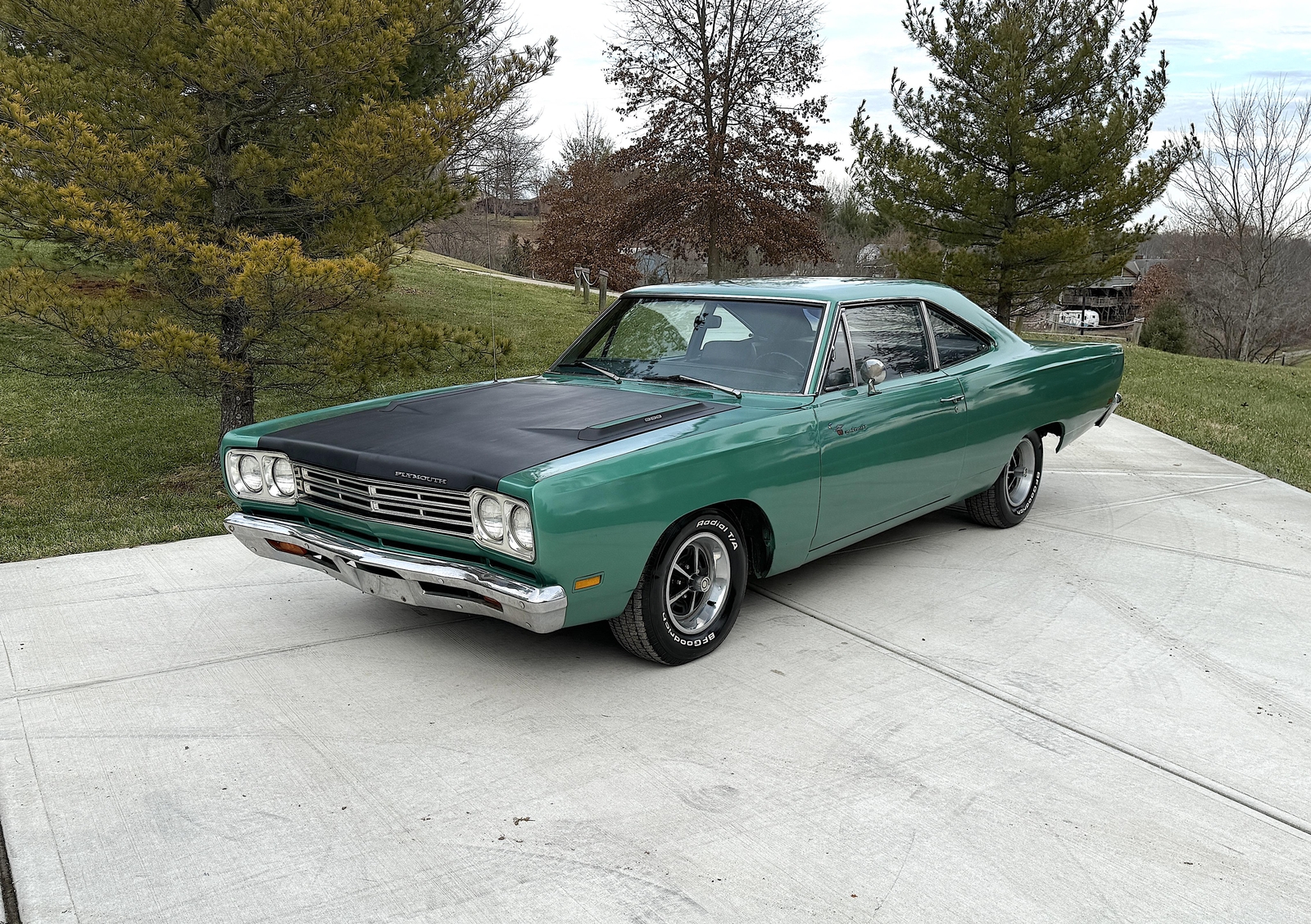 1969 ROADRUNNER RM21 440 FACTORY 4SPD FENDER TAG SHARP SEAFOAM TURQUOISE