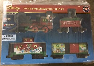lionel mickey mouse disney ready to play train set