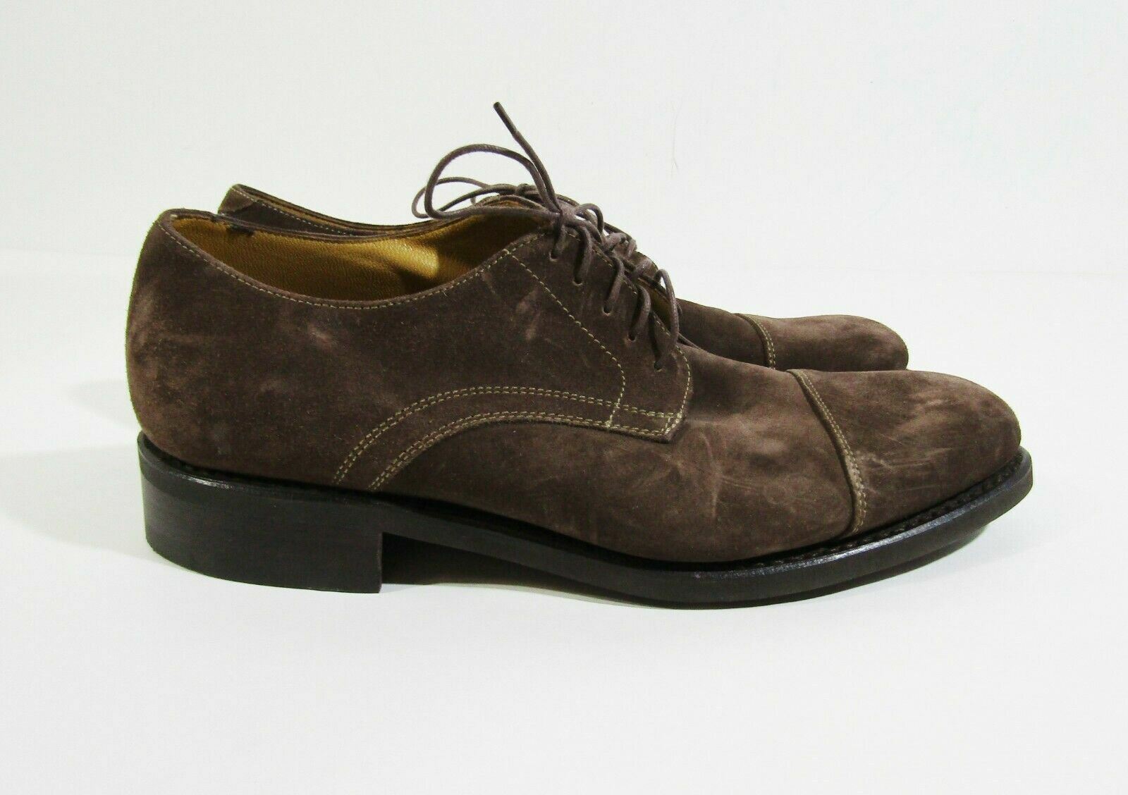 Paraboot Men's Brown Suede Lace Up 