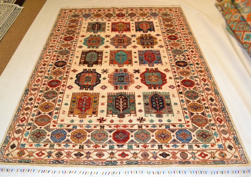 Tapis Oriental NouÃ© Ã  La Main Ariana En Afghanistan Nr.77947 244x180cm