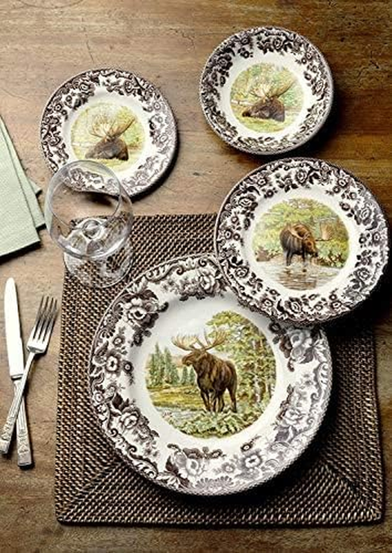 Spode Woodland Majestic Moose Dinner Plate