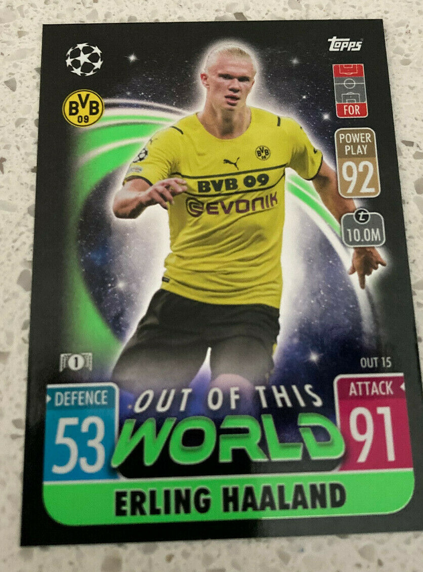 TOPPS サッカーカード MUSEUM COLLECTION ERLING HAALAND BORUSSIA DORTMUND 78/99 #44 送料無料 中古 IT1 ERLING HAALAND TOPPS CARD SOCCER euro museum 2020 PANINI