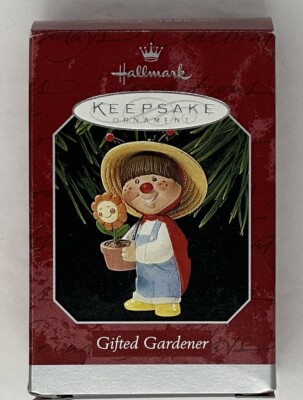 Hallmark Keepsake Ornament- 1998 Gifted Gardener with Box