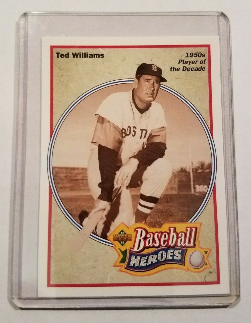 シアーズローバック　Ⅴテッドウィリアムズ540 1992 Upper Deck #33 of 36 Baseball Heroes Ted Williams HOF