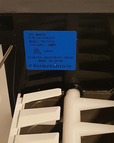 Automatic Ice Maker Installation Top Mount Refrigerator FD1101S Frigidaire