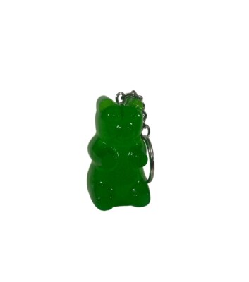 GUMMY BEAR keychain GREEN 2in