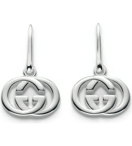 GUCCI unisex vintage logo accessory earring SV925 simple GUCCI unisex vintage logo accessory earring SV925 simple