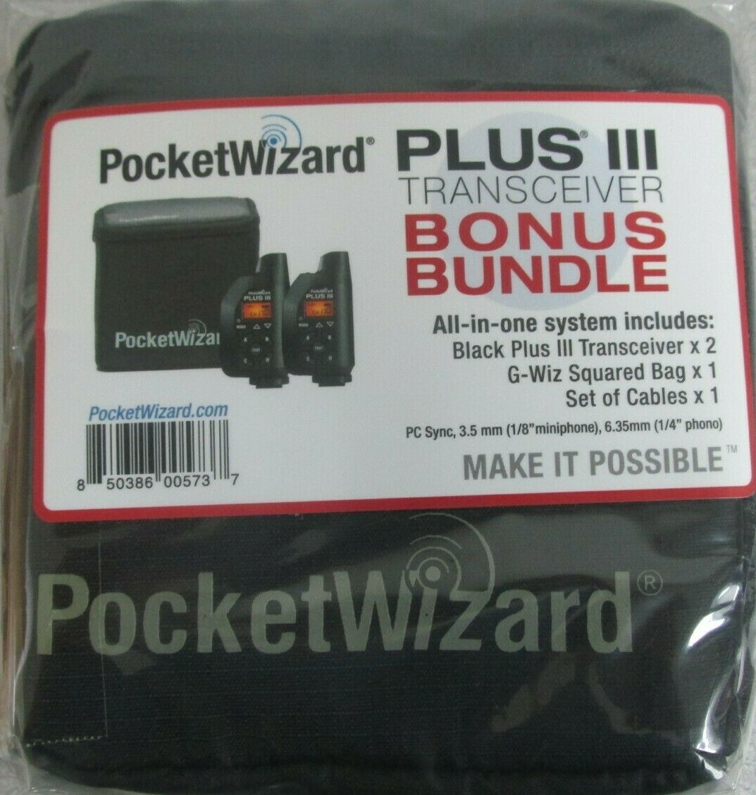 2x Pocketwizard Plus Iii Transceiver Pocket Wizard Case Fcc Us 340 354 Mhz のebay公認海外通販 セカイモン