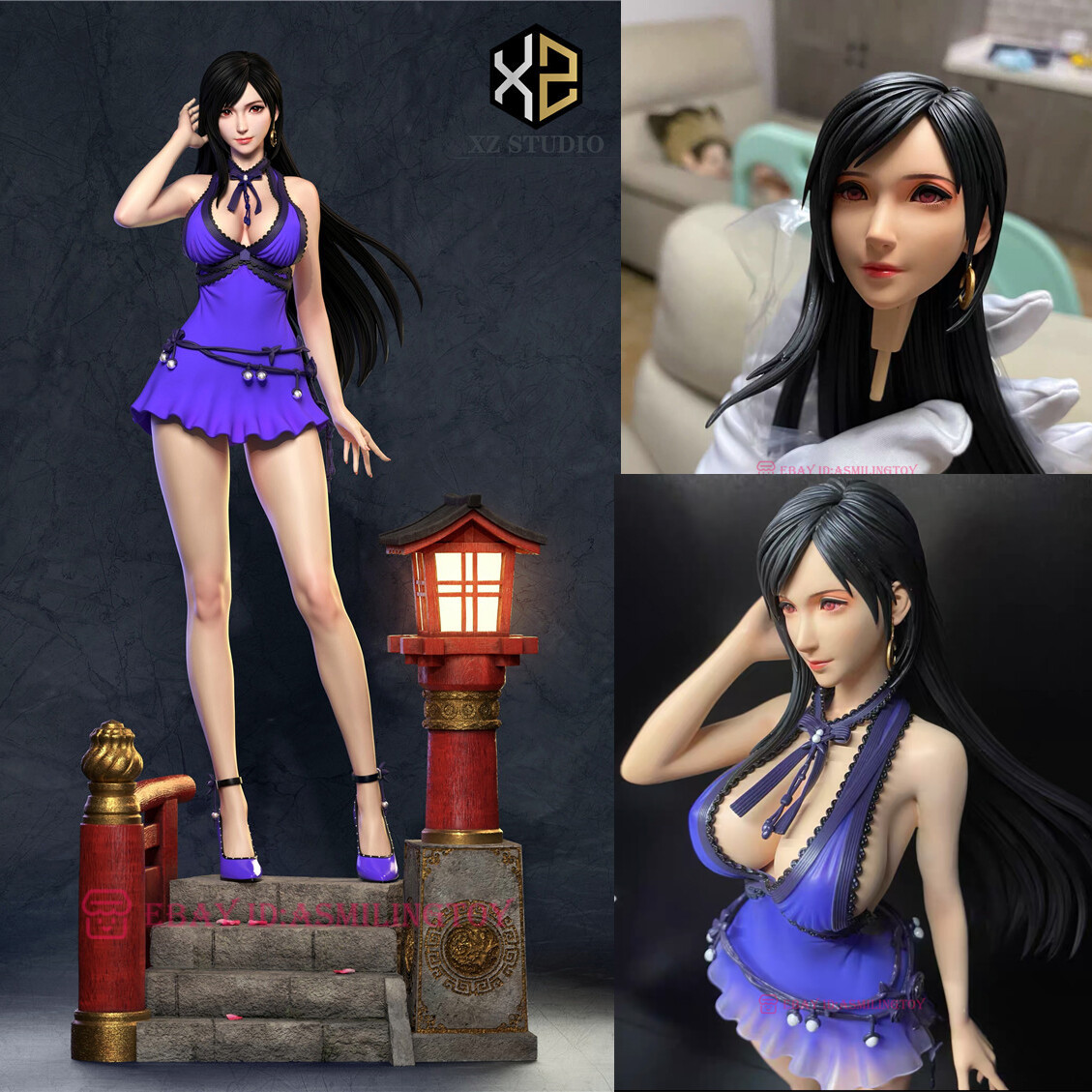 1/4 Xz Studios Tifa Lockhart Resin Female Figure Statue In Stock