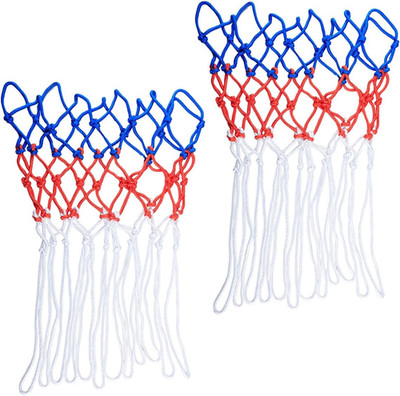 Groveess 2 PCS Basketball Net,Heavy Duty Standard Basketball Hoop Net Replacemen