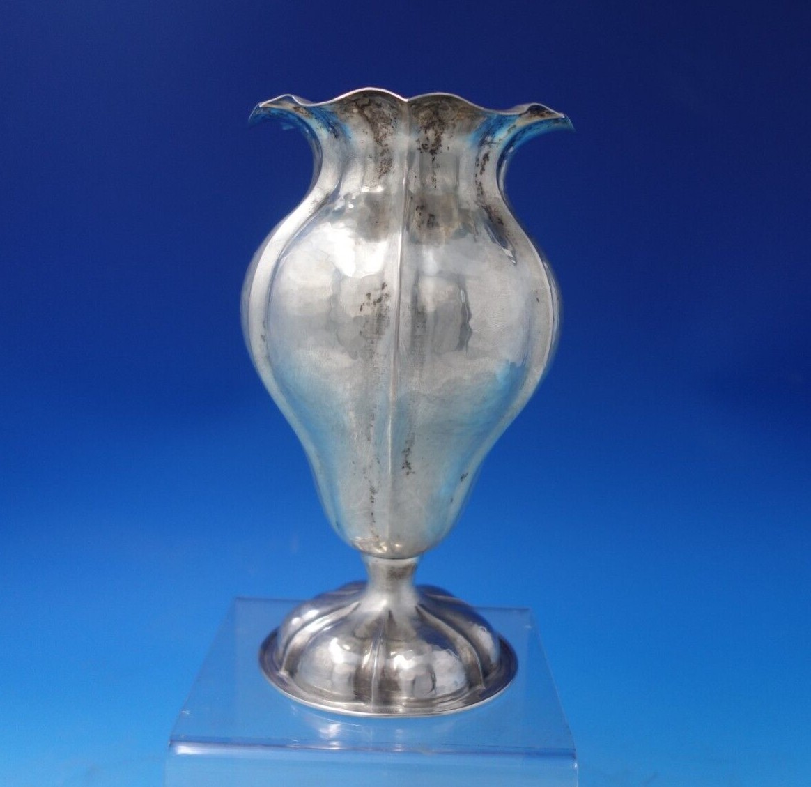 工芸品 FORNASA De MVRAN A L'INSEGNA DEL MORETO Vintage Fornasa De Murano l'Insegna Del Moreto White Inside