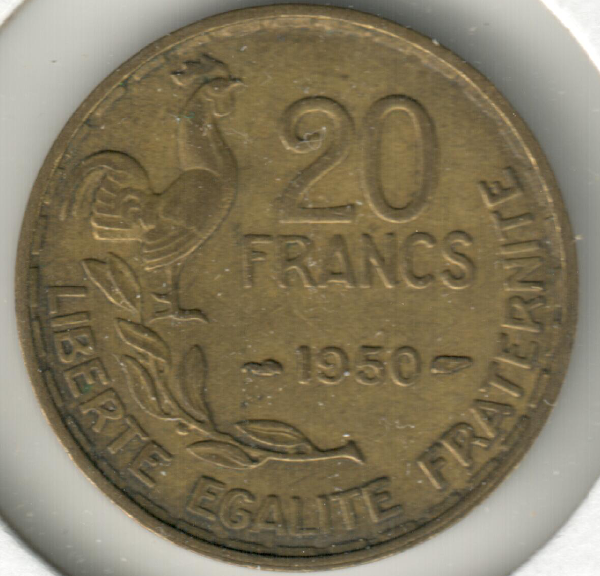 France - 1950 20 Francs signature 