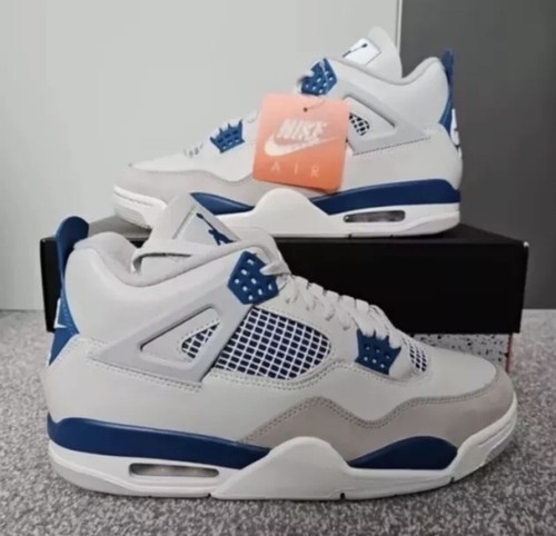 靴 Nike Air Jordan 4 Retro\"Industrial Blue\" Air Jordan 4 Retro 'Industrial Blue' Men's Shoes. Nike ID