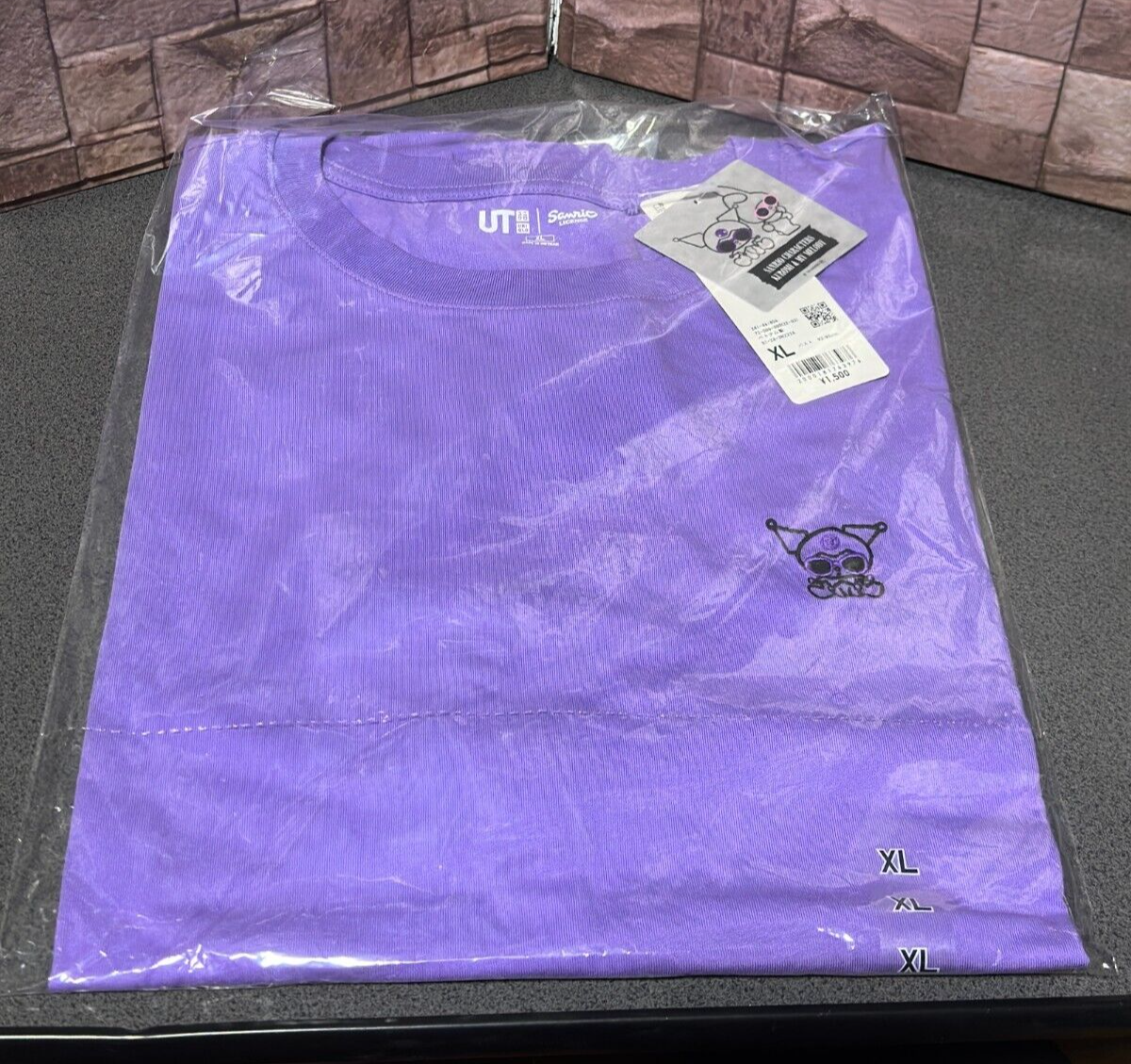 UNIQLO Sanrio KUROMI & MY MELODY T-shirt Oversize Fit XL