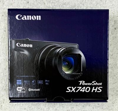 Canon PowerShot SX740 HS (ブラック)新品未開封 Canon PowerShot SX740 HS Compact Digital Camera Black 40x