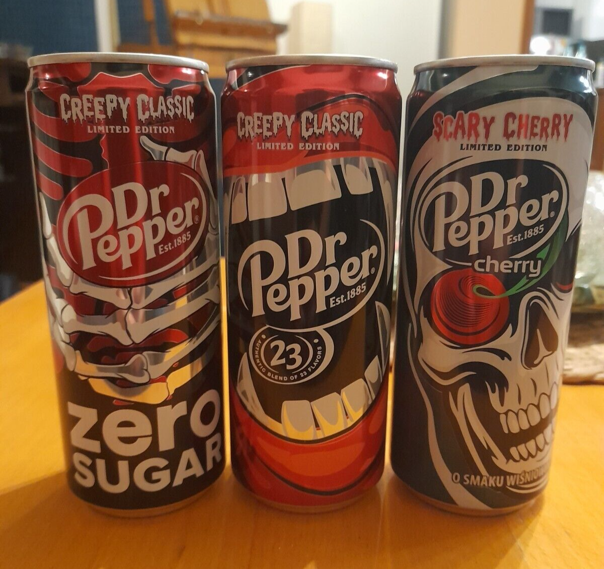 Dr Pepper Halloween 🦇 Poland limited edition not opened 3 x Dr Pepper Halloween 🦇 Poland limited edition not opened 3 x