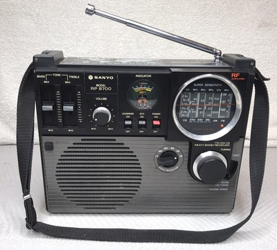 SANYO RP8700 FM / MW / SW 1-4 6 Band BCL Radio Vintage Retro