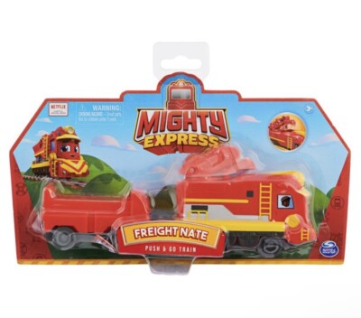 Mighty Express Freight Nate Push and Go Train, New!
