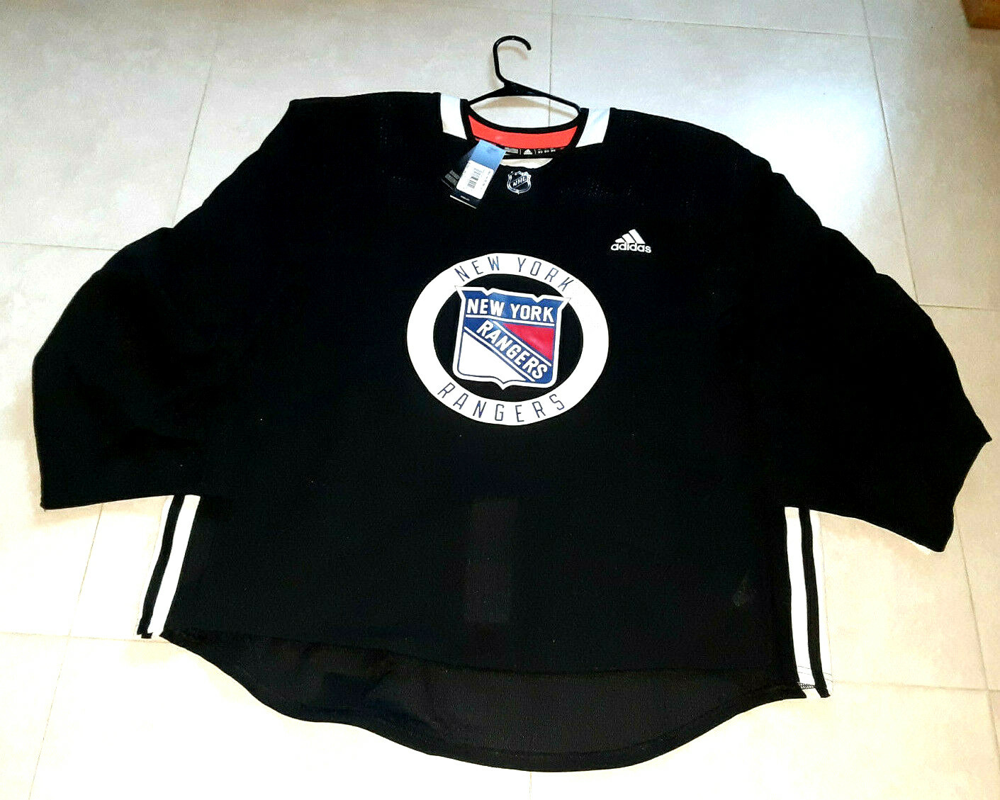 Adidas nhl new york rangers pro authentic practice jersey size 58g ... Adidas nhl new york rangers pro authentic practice jersey size 58g ...