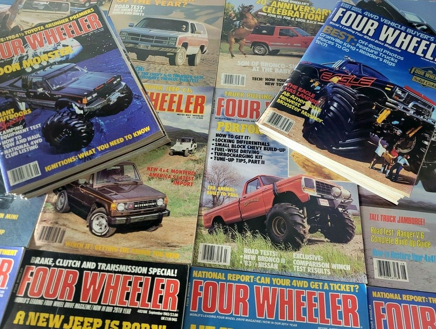 FOUR WHEELER Magazine FULL-YEAR LOTS (1982 - 2004) - 4X4 FOUR WHEELER Magazine FULL-YEAR LOTS (1982 - 2004) - 4X4