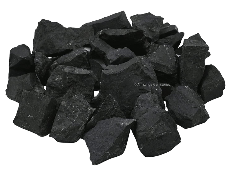 Shungite Stones Purify Water Relieve Stress & Boost Wellbeing 5 Pieces 2
