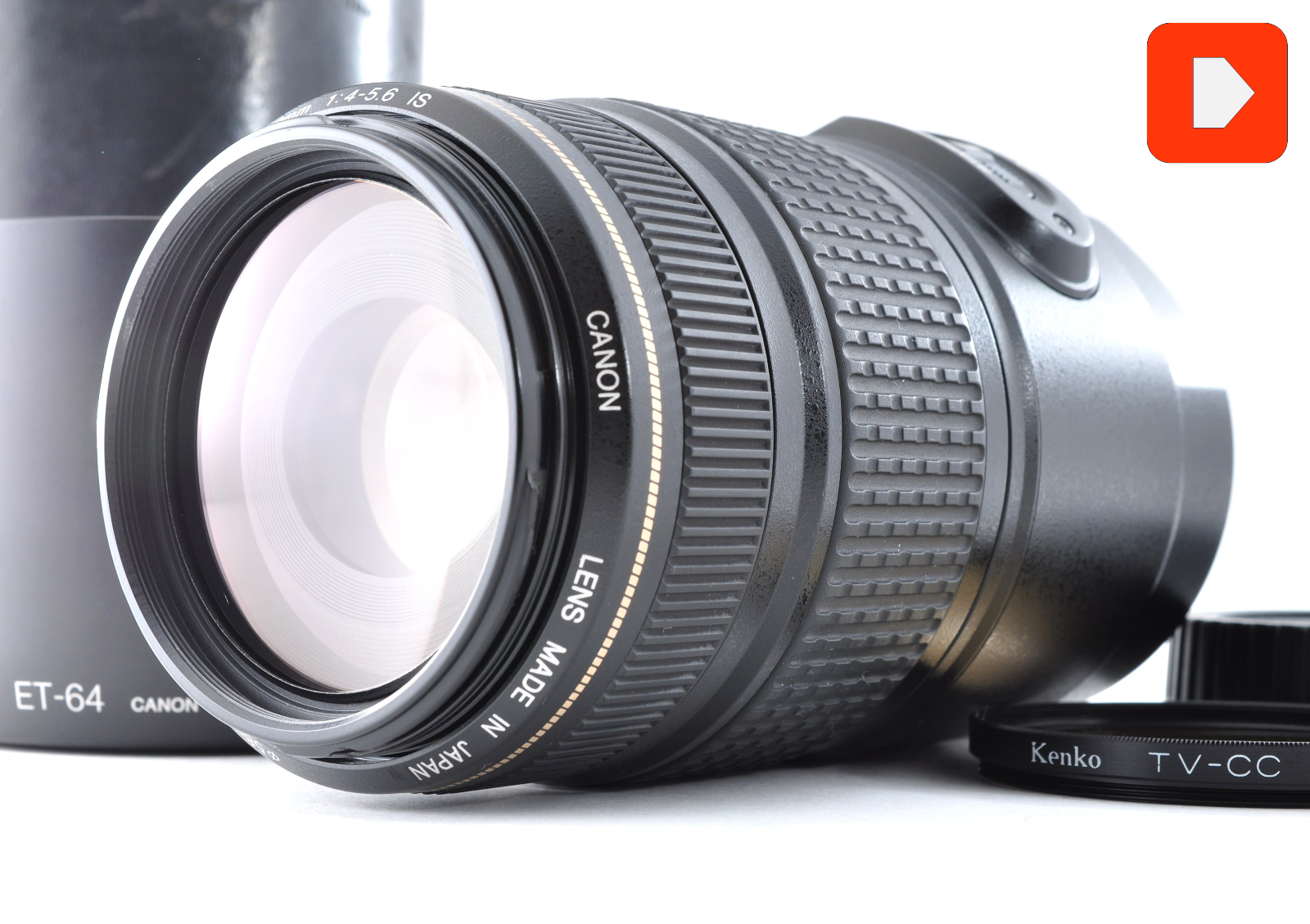 Canon EF 75-300mm f/4-5.6 IS USM Telephoto Zoom Lens [N MINT