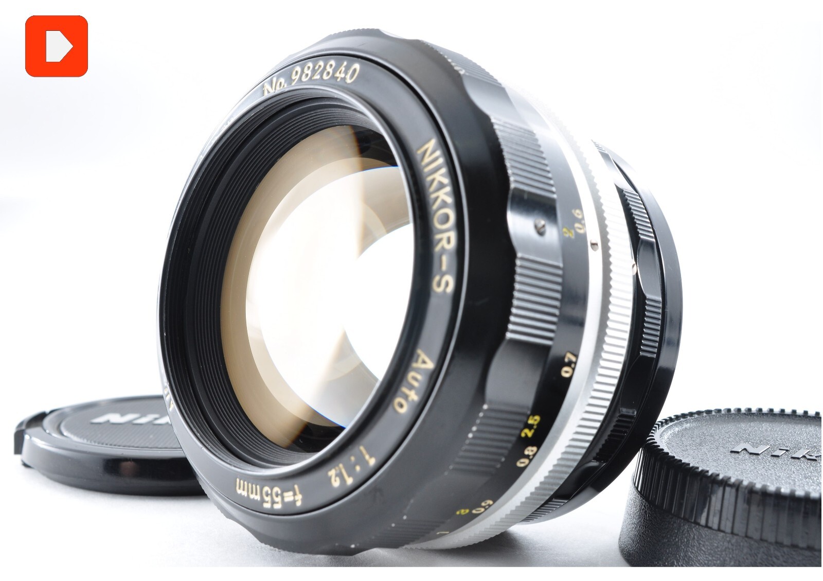 Near MINT-] Nikon Nikkor-S Auto Non Ai 55mm F/1.2 MF Lens F