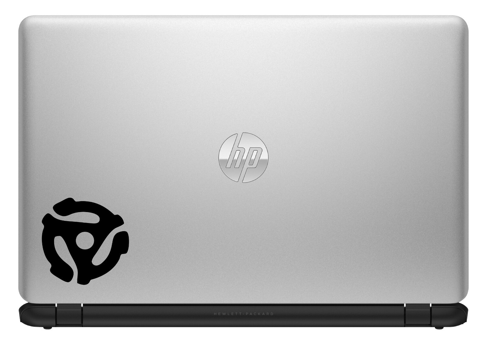 45 Record Adapter Symbol Custom Vinyl Sticker / Decal Albums Music 45 RPM