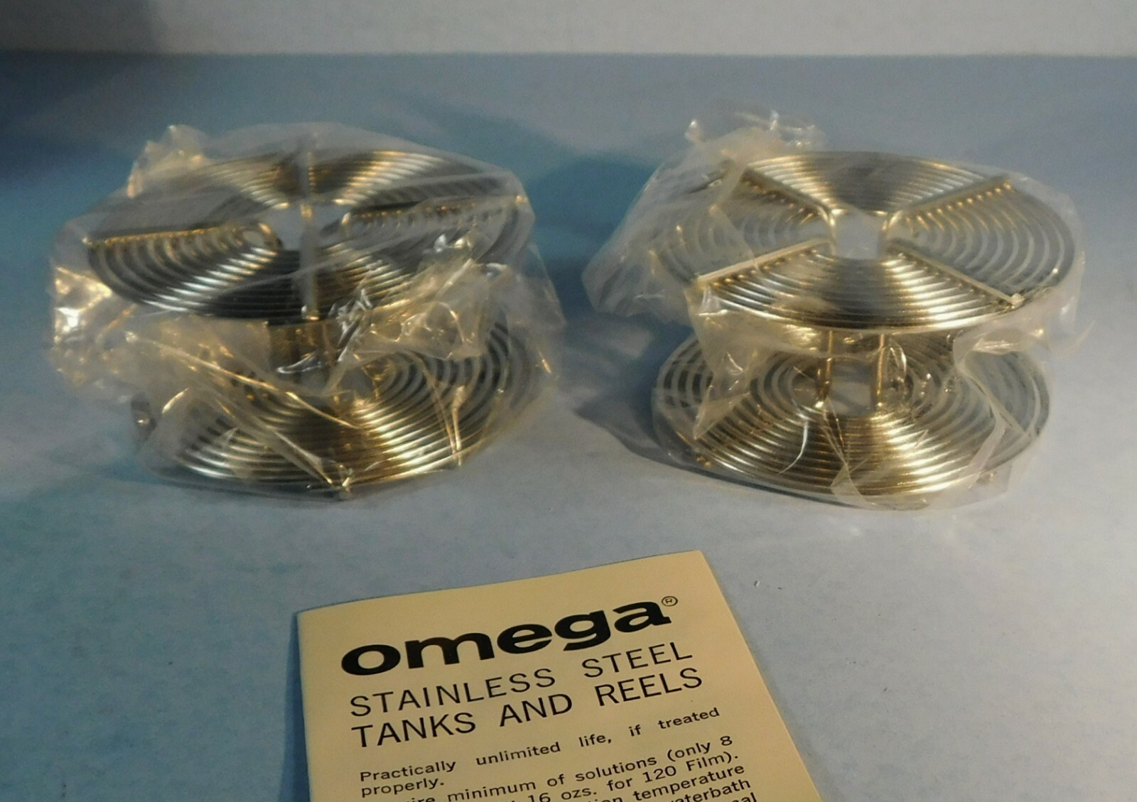 Honeywell-Nikor Stainless Steel 35mm / 120 Film Developing Tank &  2-35mm Reels