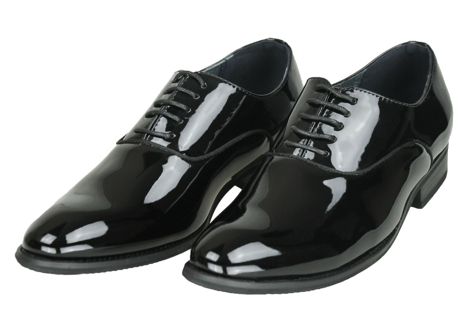 Scarpe Eleganti Uomo Evoga Class - Blu/Nero Verniciate Per Cerimonia - Foto 8