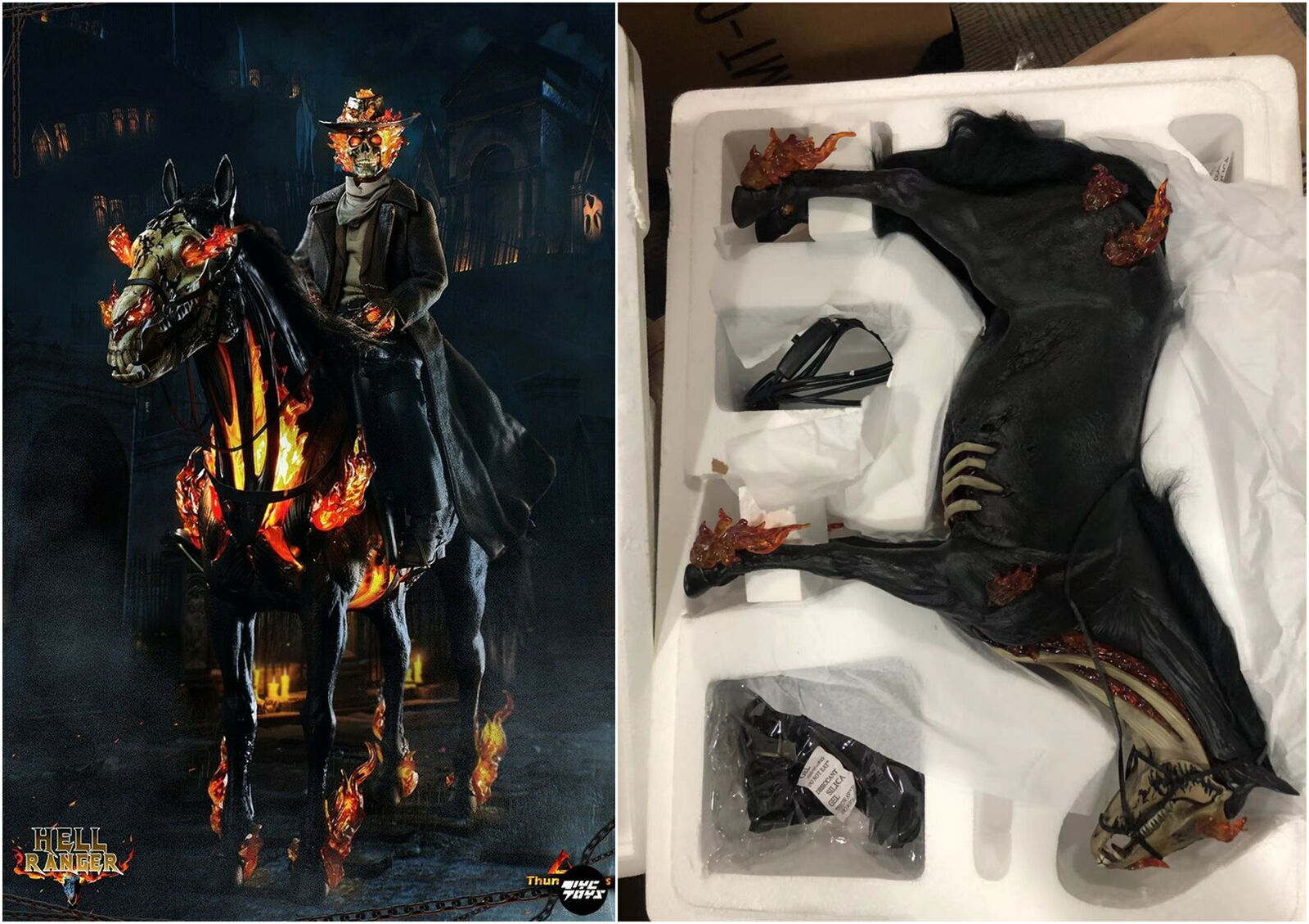 Thunder Toys TD2023 1/6 Ghost Rider Hell Ranger Carter Slade Thunder Toys TD2023 1/6 Ghost Rider Hell Ranger Carter Slade
