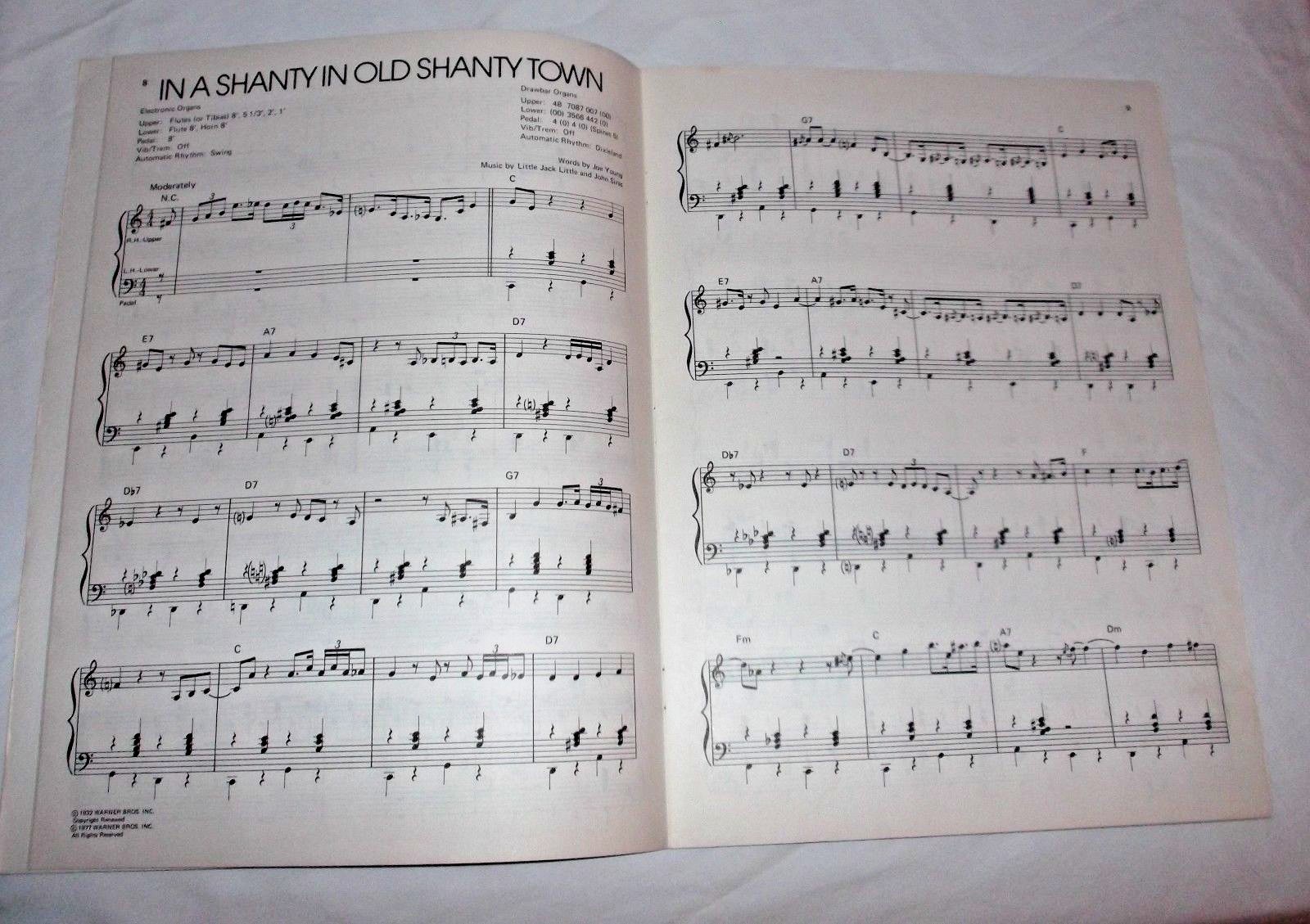 Vintage 1980 Music Indeed 8 songs piano sheet music 32 pages