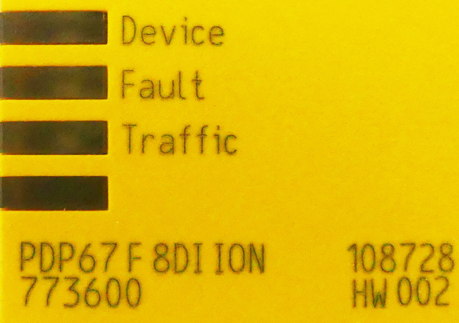 PILZ PDP67 F 8DI ION Eingangsmodul 773600 -unbenutzt-