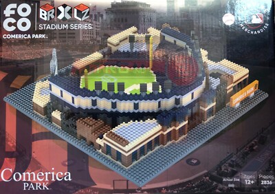Detroit Tigers BRXLZ Comerica Park Stadium Series 3-D Construction Block Set