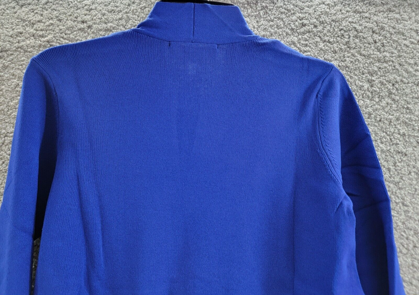 Kasper Open-Front Long-Sleeve Sweater Women's XS Royal Signature Solid - Picture 13 of 16