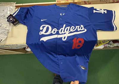 Yoshinobu Yamamoto #18 L.A. Dodgers 2024 World Series Champions