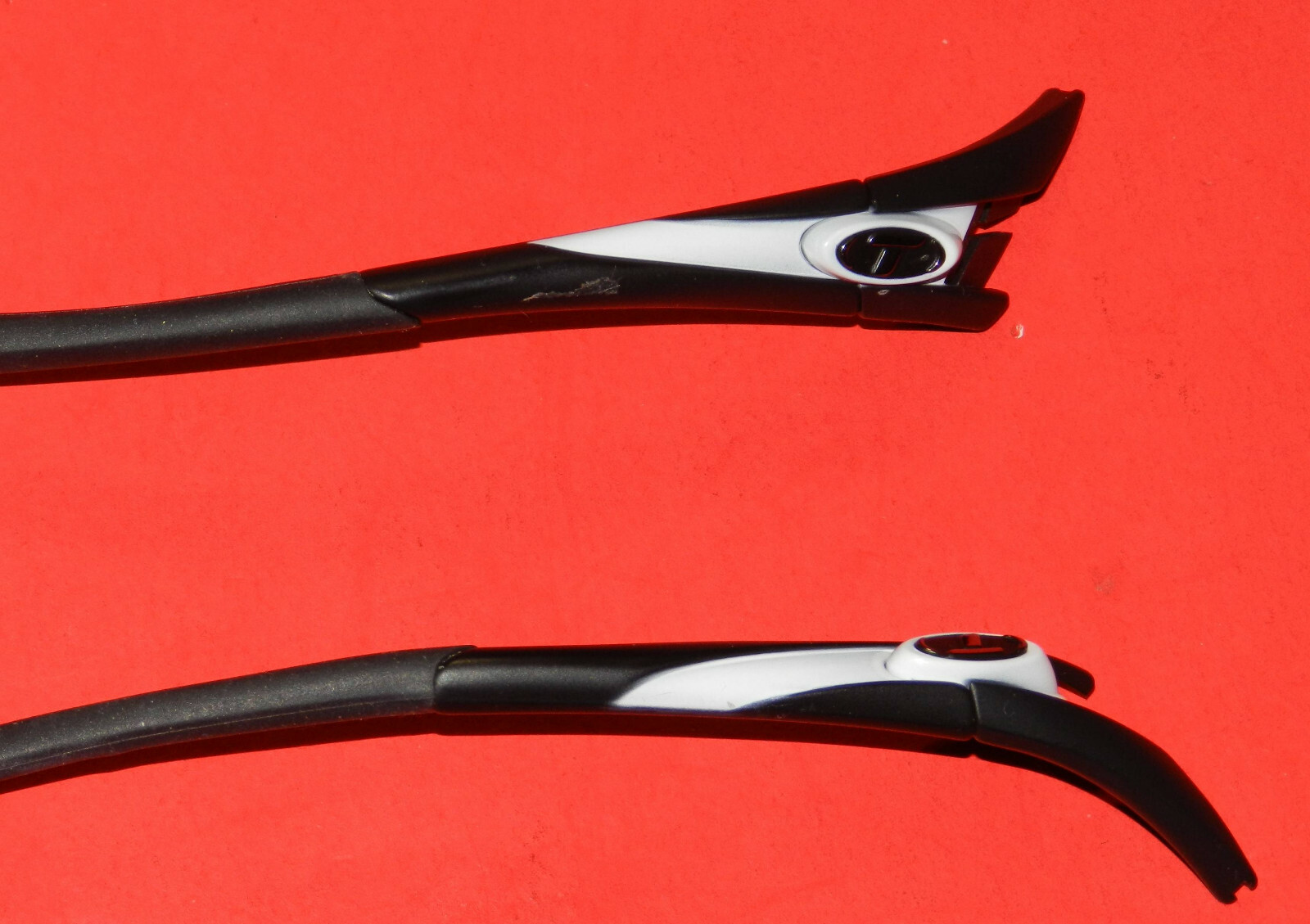 No lens- Tifosi Podium XC - Black Frame Stems/Nose Piece As Pictured - GOOD COND