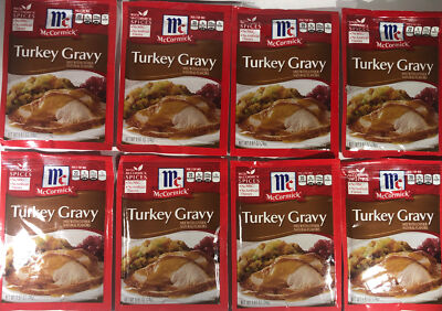 McCormick Turkey Gravy (8 Packs) .87 Oz Each-SHIPS N 24 HOURS