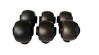 Seals-It RERS36PK Rod End Boot 1/2 to 3/4'' Rod End Rubber Black