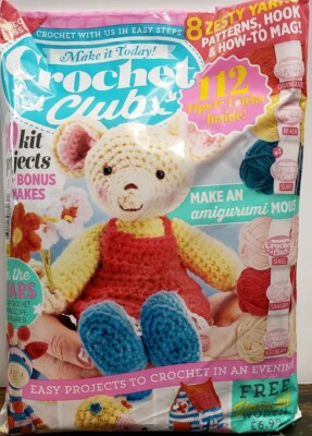 Make it Today Crochet Club Issue 44 Yarns Patterns Amigurumi FREE SHIPPING CB