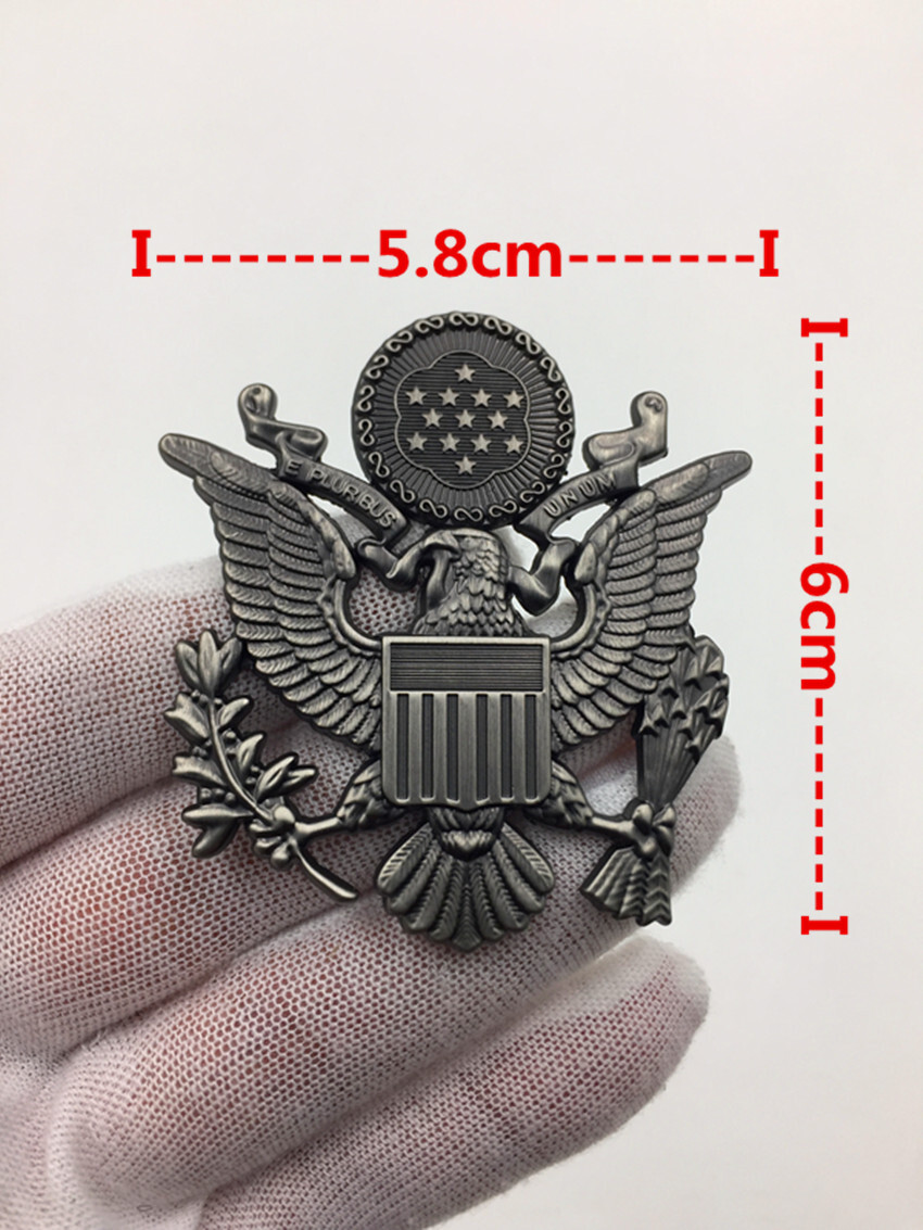 WWII US AIR FORCE ARMY CAP BADGE PIN METAL USAF HAT BADGE | eBay
