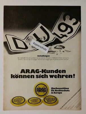 Werbeanzeige/advertisement A4: ARAG-Rechtsschutz 1981 (110416249)