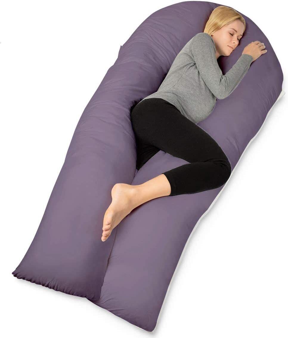 For Sleeping, 65 Inch U Shaped Maternity Pillows Full Body
