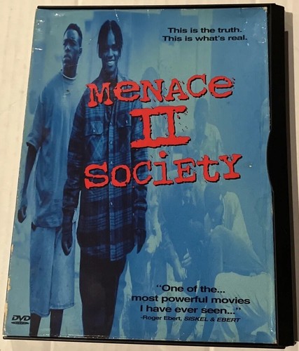 Menace II Society DVD- VG Tyrin Turner-Larenz Tate-Jada
