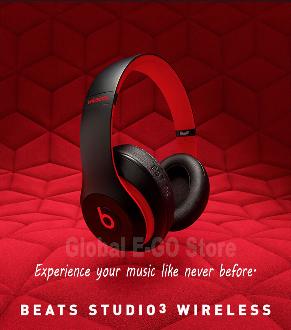 For Beats Studio3 Wireless Noise Cancelling Bluetooth Headphones