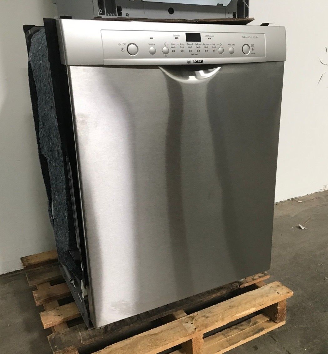 Bosch SHE3AR75UC Ascenta Front Control Tall Tub Dishwasher Stainless Steel