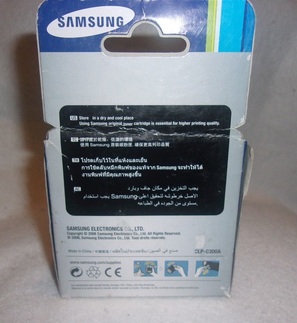 Samsung Cyan Toner Cartridge~CLP-C300A~New Other!!!
